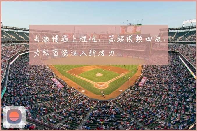 当激情遇上理性，苏超视频回放，为绿茵场注入新活力
